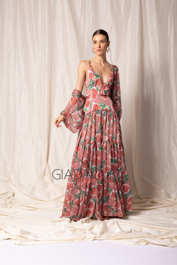 Abito Chiffon Cerimonia Giada Curti GCR23A515CS04